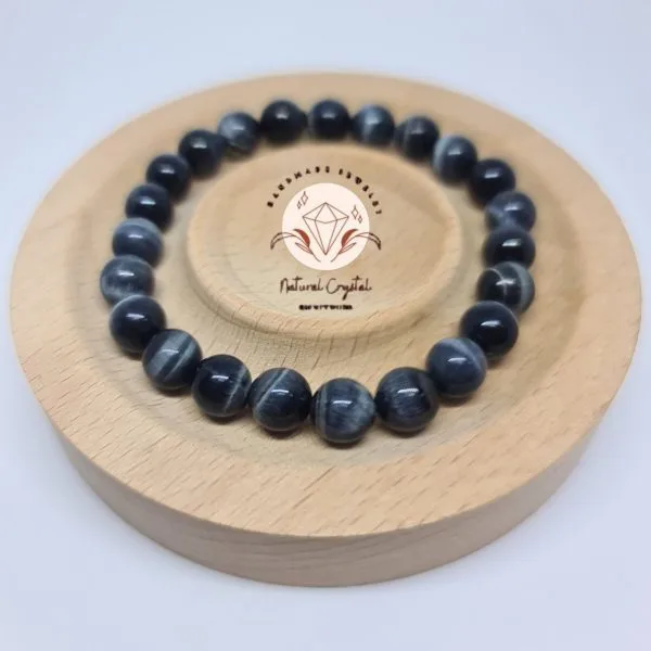 Blue Tiger Eye Crystal Bracelet