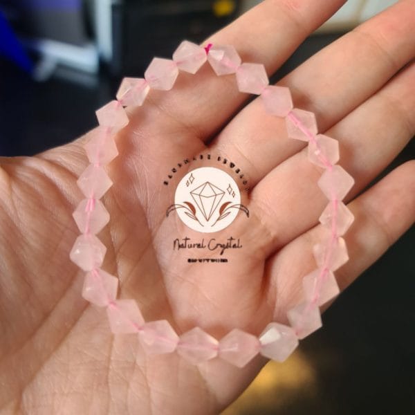 Rose Quartz (Diamond Shape)