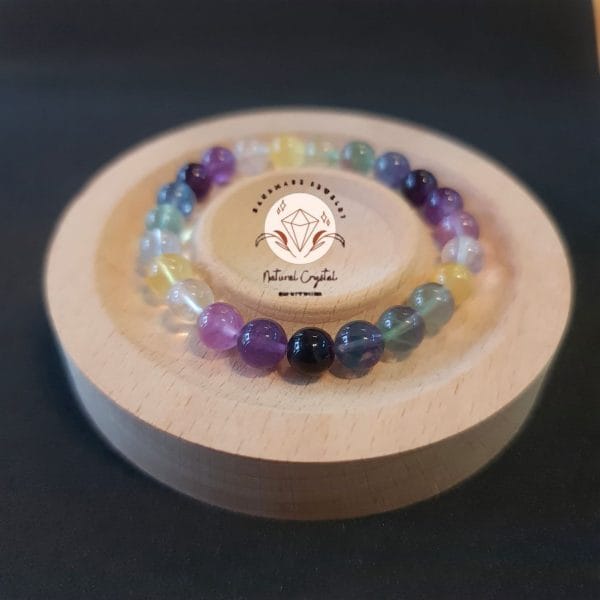 Mixed Candy Fluorite Crystal Bracelet