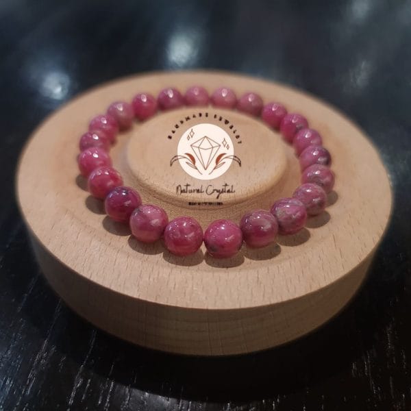 Rhodonite (C) Crystal Bracelet