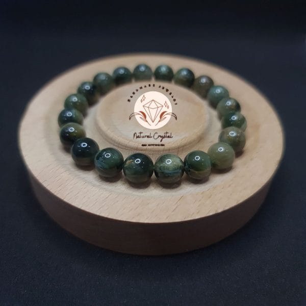 Green Rutile Crystal Bracelet