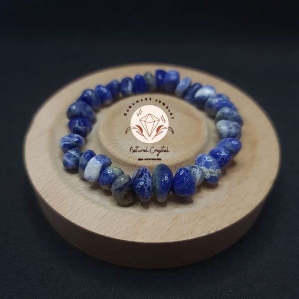 Sodalite (Big Chips) Crystal Bracelet